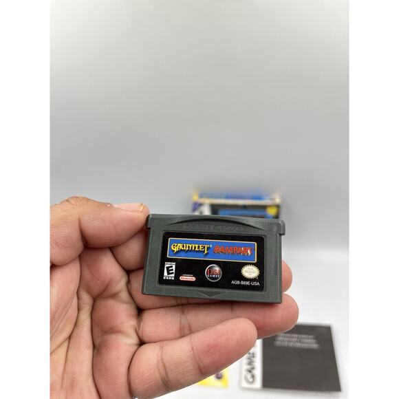 Gauntlet & Rampart Nintendo Game Boy Advance Cib Complete Manual Box Tested - Picture 3 of 10